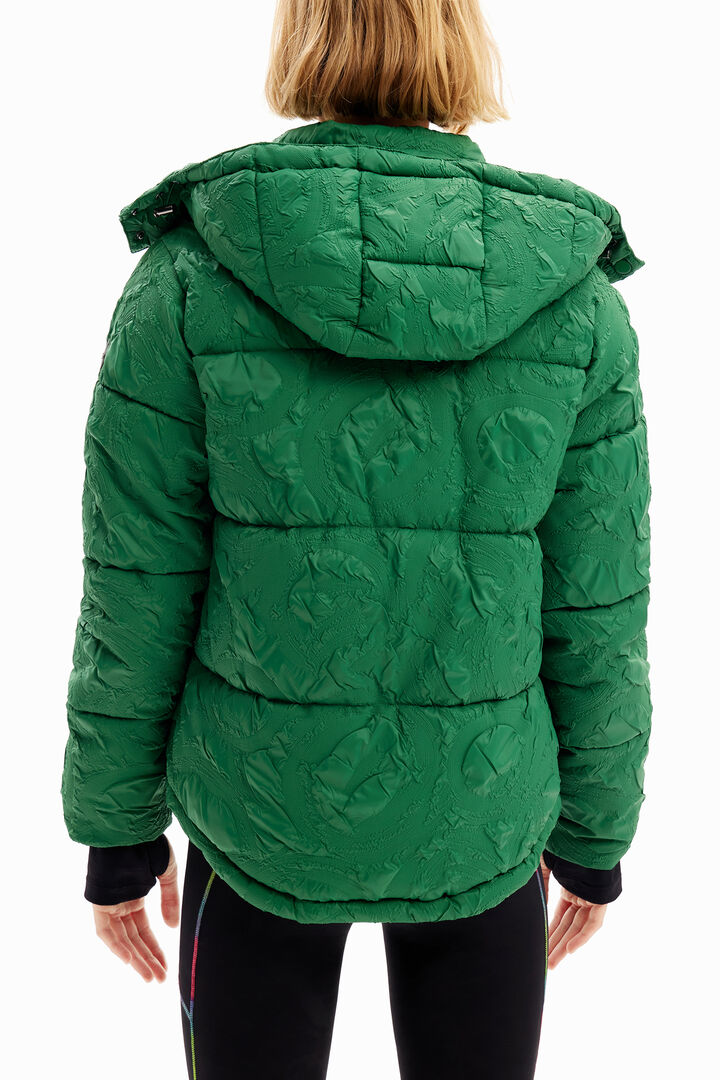 Textured quilted jacket | Desigual