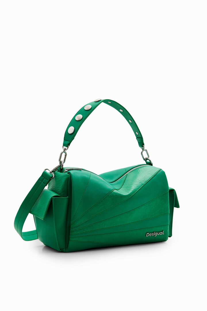M patchwork textures bag