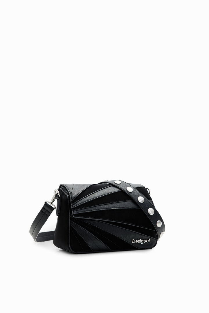 S patchwork textures bag
