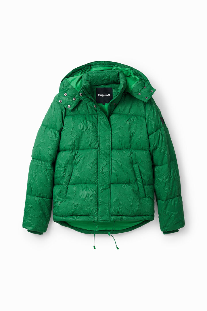 Textured quilted jacket